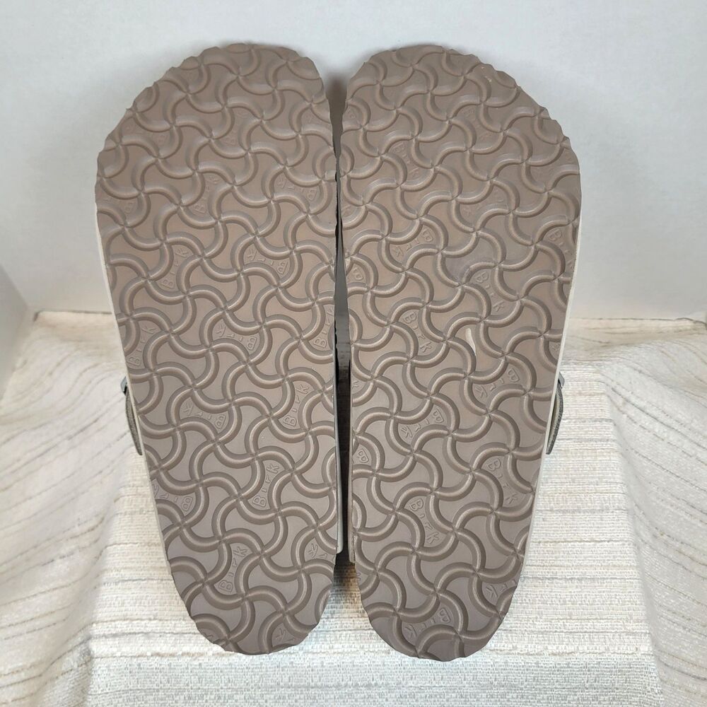 Rare Birkenstock Boston Rivets / Studs Taupe Soft Suede Leather Women's 10 EU 41 - Picture 11 of 16